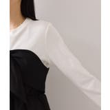 美easyウーリッシュリボンビスチェドッキングカットソープルオーバー セットアッ… | VIS | 詳細画像18