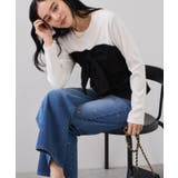 美easyウーリッシュリボンビスチェドッキングカットソープルオーバー セットアッ… | VIS | 詳細画像5