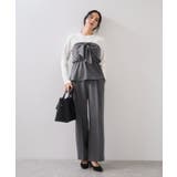 美easyウーリッシュリボンビスチェドッキングカットソープルオーバー セットアッ… | VIS | 詳細画像9