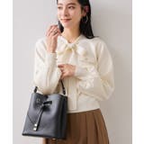 ニットリボン付きプルオーバー | VIS  | 詳細画像3 