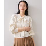 ニットリボン付きプルオーバー | VIS  | 詳細画像6 