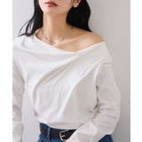 ドレープオフショルロンT/一部WEB限定カラー・イージーケア | VIS  | 詳細画像14 