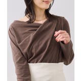 ドレープオフショルロンT/一部WEB限定カラー・イージーケア | VIS  | 詳細画像2 