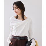 オフホワイト(15) | ドレープオフショルロンT/一部WEB限定カラー・イージーケア | VIS 