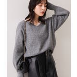 Vネックレースニットプルオーバー | VIS  | 詳細画像10 