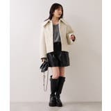 Vネックレースニットプルオーバー | VIS  | 詳細画像16 