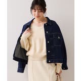 Vネックレースニットプルオーバー | VIS  | 詳細画像19 