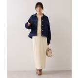 Vネックレースニットプルオーバー | VIS  | 詳細画像23 