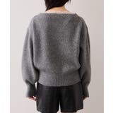 Vネックレースニットプルオーバー | VIS  | 詳細画像26 