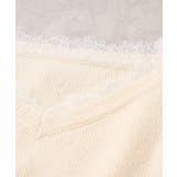 Vネックレースニットプルオーバー | VIS  | 詳細画像33 