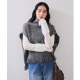 ボタンデザインポンチョベスト | VIS | 詳細画像11