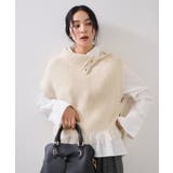 ボタンデザインポンチョベスト | VIS | 詳細画像14