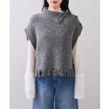 ボタンデザインポンチョベスト | VIS | 詳細画像18