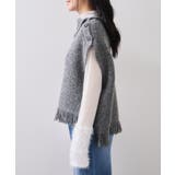 ボタンデザインポンチョベスト | VIS | 詳細画像19