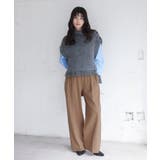 ボタンデザインポンチョベスト | VIS | 詳細画像2