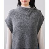 ボタンデザインポンチョベスト | VIS | 詳細画像21