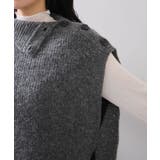 ボタンデザインポンチョベスト | VIS | 詳細画像22