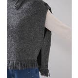 ボタンデザインポンチョベスト | VIS | 詳細画像23