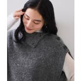 ボタンデザインポンチョベスト | VIS | 詳細画像9