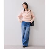 【美得】もちもちドレープリブニットトップス/イージーケア | VIS  | 詳細画像10 