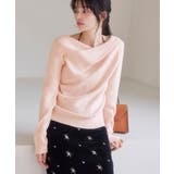 【美得】もちもちドレープリブニットトップス/イージーケア | VIS  | 詳細画像17 