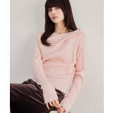 【美得】もちもちドレープリブニットトップス/イージーケア | VIS  | 詳細画像19 