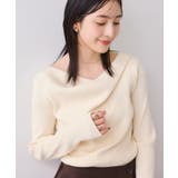 【美得】もちもちドレープリブニットトップス/イージーケア | VIS  | 詳細画像21 