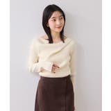 【美得】もちもちドレープリブニットトップス/イージーケア | VIS  | 詳細画像24 