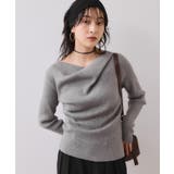 【美得】もちもちドレープリブニットトップス/イージーケア | VIS  | 詳細画像4 