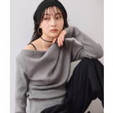 【美得】もちもちドレープリブニットトップス/イージーケア | VIS  | 詳細画像5 