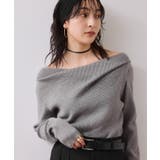 【美得】もちもちドレープリブニットトップス/イージーケア | VIS  | 詳細画像8 