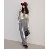 【美得】スクエアネックニットプルオーバー | VIS | 詳細画像22