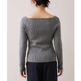 【美得】スクエアネックニットプルオーバー | VIS | 詳細画像32