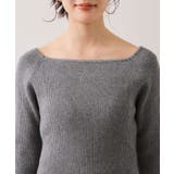 【美得】スクエアネックニットプルオーバー | VIS | 詳細画像33