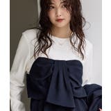 美easyウーリッシュリボンビスチェドッキングテレコプルオーバー | VIS  | 詳細画像12 