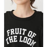 【FRUIT OF THE LOOM別注】オープンショルダースウェット | VIS  | 詳細画像16 