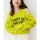 キミドリ(34) | 【FRUIT OF THE LOOM別注】オープンショルダースウェット | VIS 