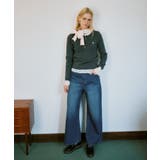 【POLO BCS】VIS別注ヘンリーネックミニケーブルニットトップス | VIS  | 詳細画像2 