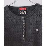 【POLO BCS】VIS別注ヘンリーネックミニケーブルニットトップス | VIS  | 詳細画像24 