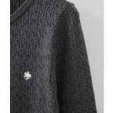 【POLO BCS】VIS別注ヘンリーネックミニケーブルニットトップス | VIS  | 詳細画像27 