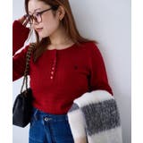 【POLO BCS】VIS別注ヘンリーネックミニケーブルニットトップス | VIS  | 詳細画像31 