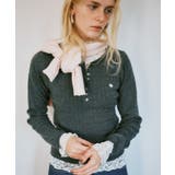 チャコール(06) | 【POLO BCS】VIS別注ヘンリーネックミニケーブルニットトップス | VIS 