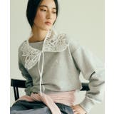 ライトグレー(08) | 【POLO BCS】VIS別注オフショルスウェットトップス | VIS 