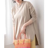 オリーブ(37) | シルエットスッキリUSAコットンロングTシャツ | VIS