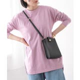 ピンク(63) | シルエットスッキリUSAコットンロングTシャツ | VIS