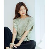【WEB限定】タイダイ染ドレープTシャツ | VIS  | 詳細画像6 