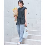 【WEB限定】重ね着レイヤード風異素材切替プルオーバー | VIS  | 詳細画像3 