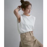 【WEB限定】シルケットライクBOXYノースリーブTシャツ | VIS  | 詳細画像9 