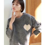 ハートモチーフニットプルオーバー【J'aDoRe JUN ONLINE限定】 | VIS | 詳細画像12