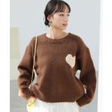 ハートモチーフニットプルオーバー【J'aDoRe JUN ONLINE限定】 | VIS | 詳細画像5